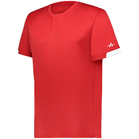 Alleson Athletic Youth On The Rise Two-Button Baseball Jersey