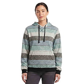 Burnside Printed Striped Marled Pullover Hood