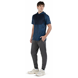 Badger Sportswear Stadium Print Short Sleeve Hooded Tee