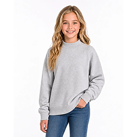Boxercraft Youth Core Fleece Mock Neck