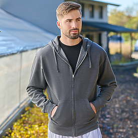 J.AMERICA Better Than Basic Fleece Full Zip Hood