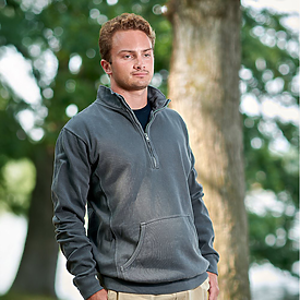 J.AMERICA 7.5oz Comfort Dye Fleece 1/4 Zip