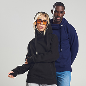 AWDis Cross Neck Hoodie