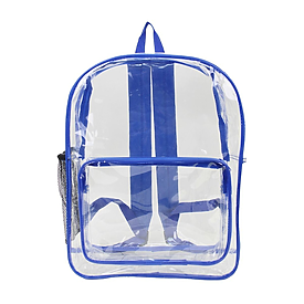 LIBERTY BAGS Large 17" Heavy Duty Clear Backpack