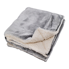 LIBERTY BAGS Alpine Fleece Faux Fur Blanket Throw | Carolina-Made
