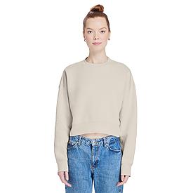 Lane Seven Apparel Relaxed Womens Crop Crewneck