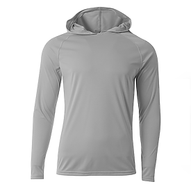 A4 Apparel 5 Star Cooling Performance Long Sleeve Hooded Tee