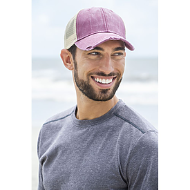 Adams Ollie Distressed Mesh Back Cap