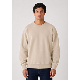 Cotton Heritage Garment Dyed Fleece Crew