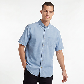 Sierra Pacific 6.5oz Mens Shortsleeve Denim Shirt