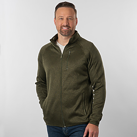 Burnside Mens Sweater Knit Jacket