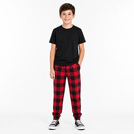 Burnside Youth Weekend Plaid Jogger