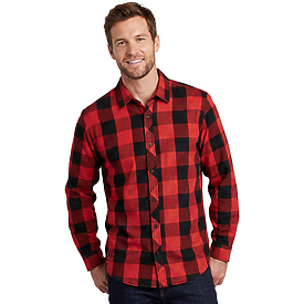 Burnside Mens Long Sleeve American Buffalo Plaid