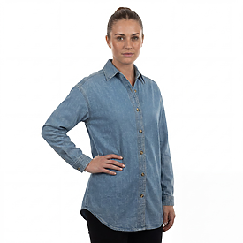 Sierra Pacific Ladies L/S Denim Shirt