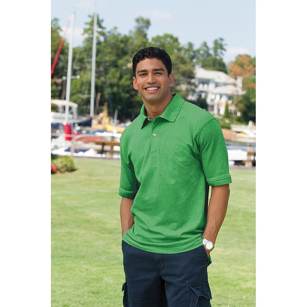 kelly green golf shirt