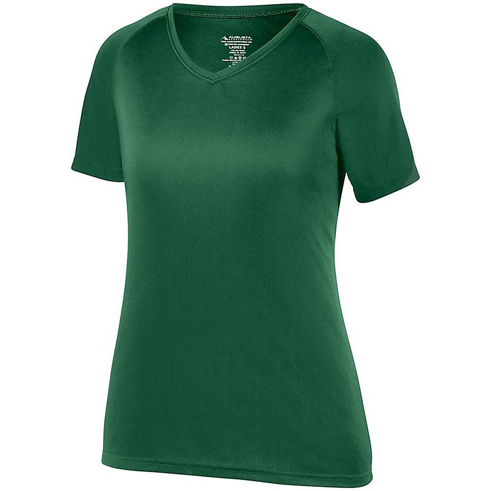 Augusta 1213 Girls Wicking Two-Button Jersey - Dark Green - M