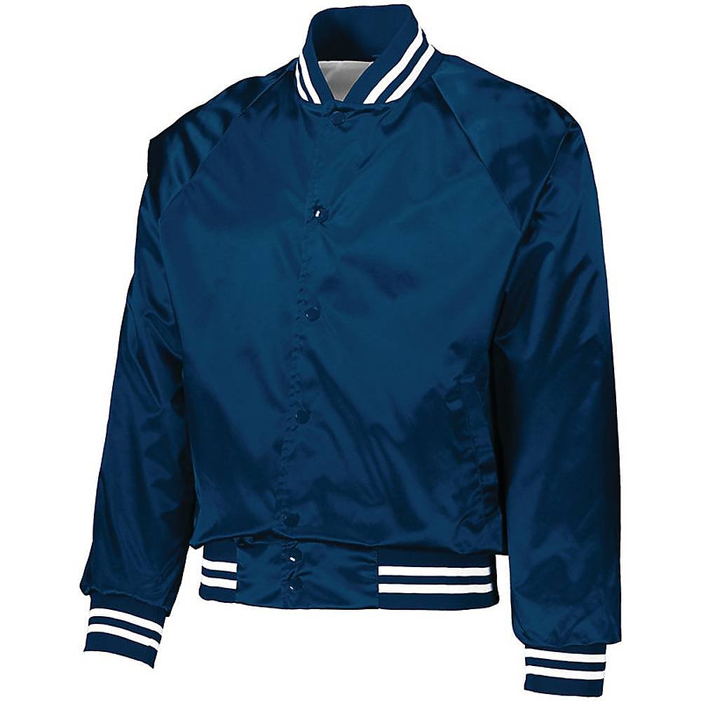 Augusta Youth Satin Striped Jacket | Carolina-Made