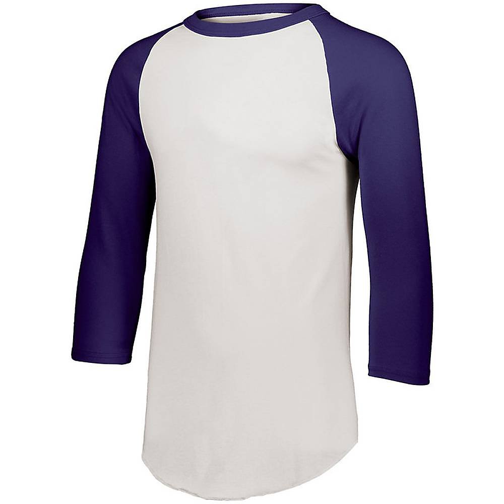 Custom Purple White-Red Authentic Raglan Sleeves Baseball Jersey Free  Shipping – Fiitg