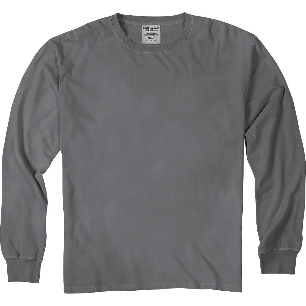 Hanes Comfort Wash L/S Garment Dyed Tee | Imprintable-Wear
