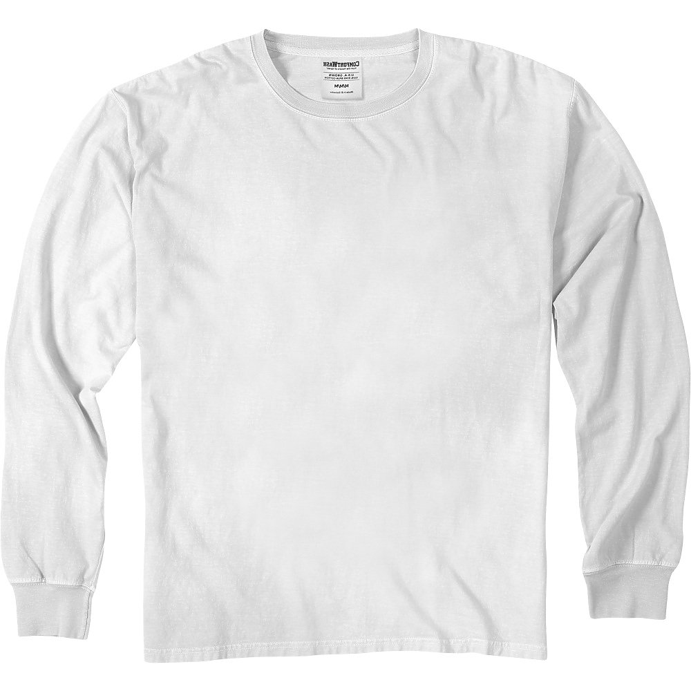 Men's ComfortWash Gray Fordham Rams Garment Dyed Long Sleeve T-Shirt