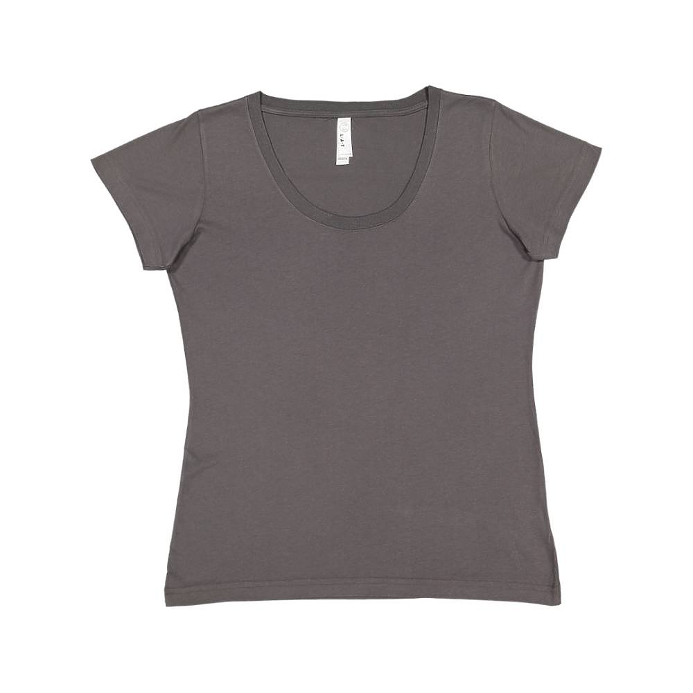 LAT Ladies Deep Scoop Neck Tee | Carolina-Made