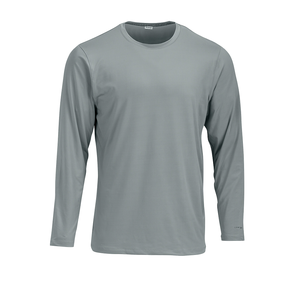 Eco Series - Trident Long Sleeve Performance Sunshirt - Pearl Grey XXL / Gray