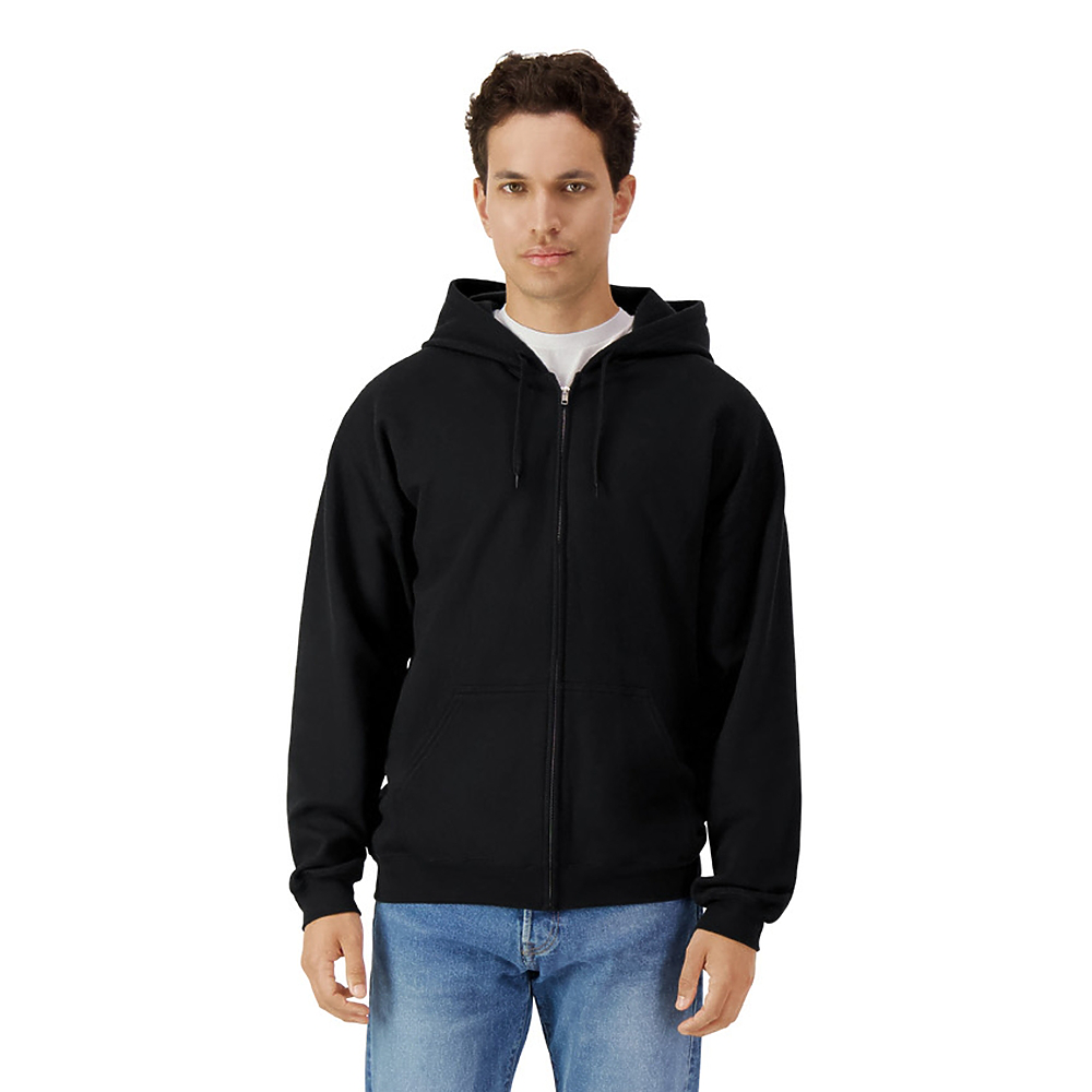 Gildan Softstyle Fleece Full Zip Hooded Sweatshirt | Carolina-Made
