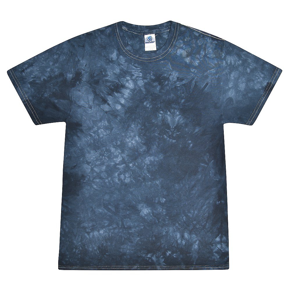 Blue Crystal Wash Tie Dye T-Shirt