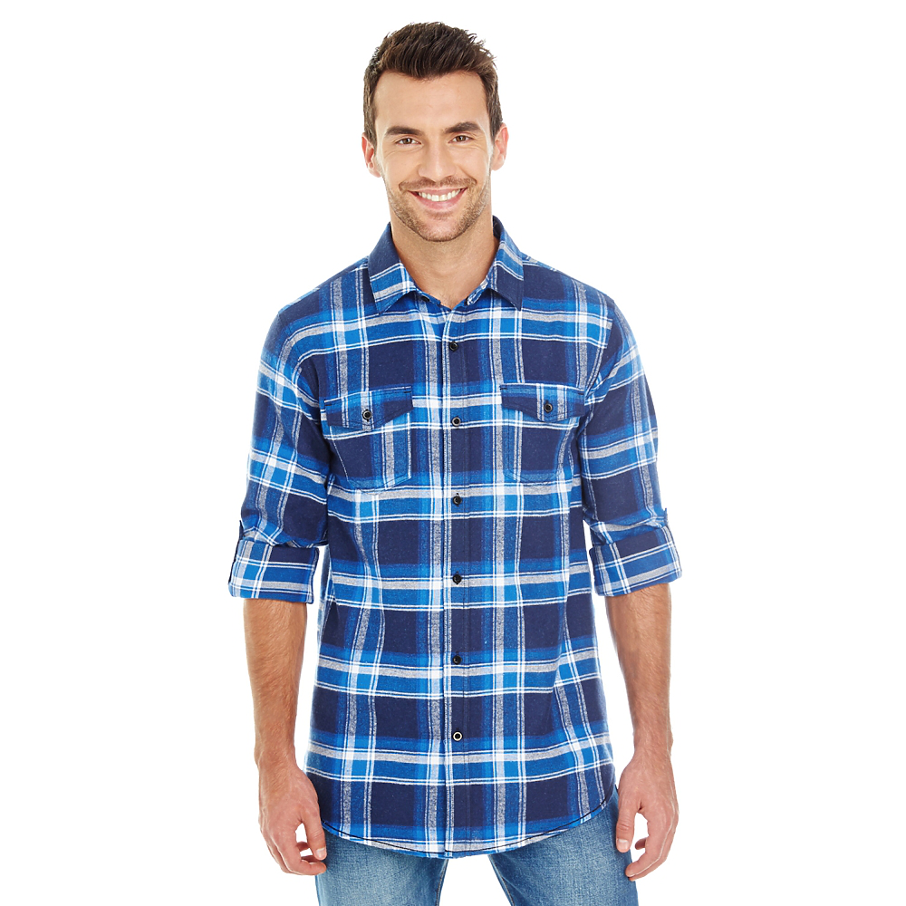 Burnside Mens Plaid Flannel Shirt | Carolina-Made